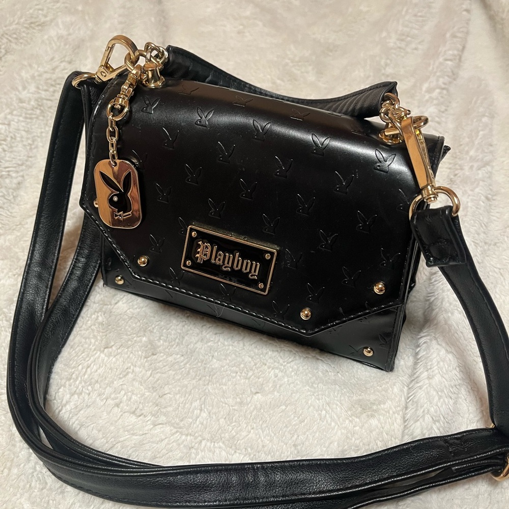 Playboy Black Crossbody Bag